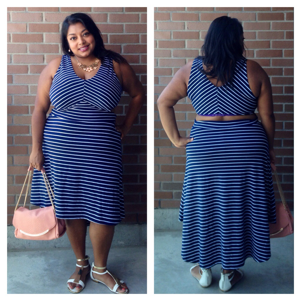 Backless Nautical Navy