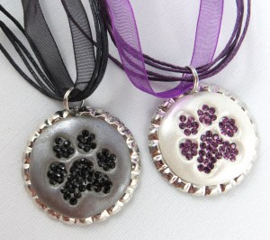 Dog PAW Print Necklaces-1