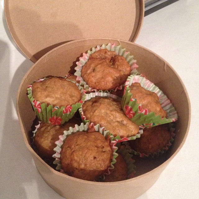 January: Banana Pecan&nbsp;Mini-Muffins