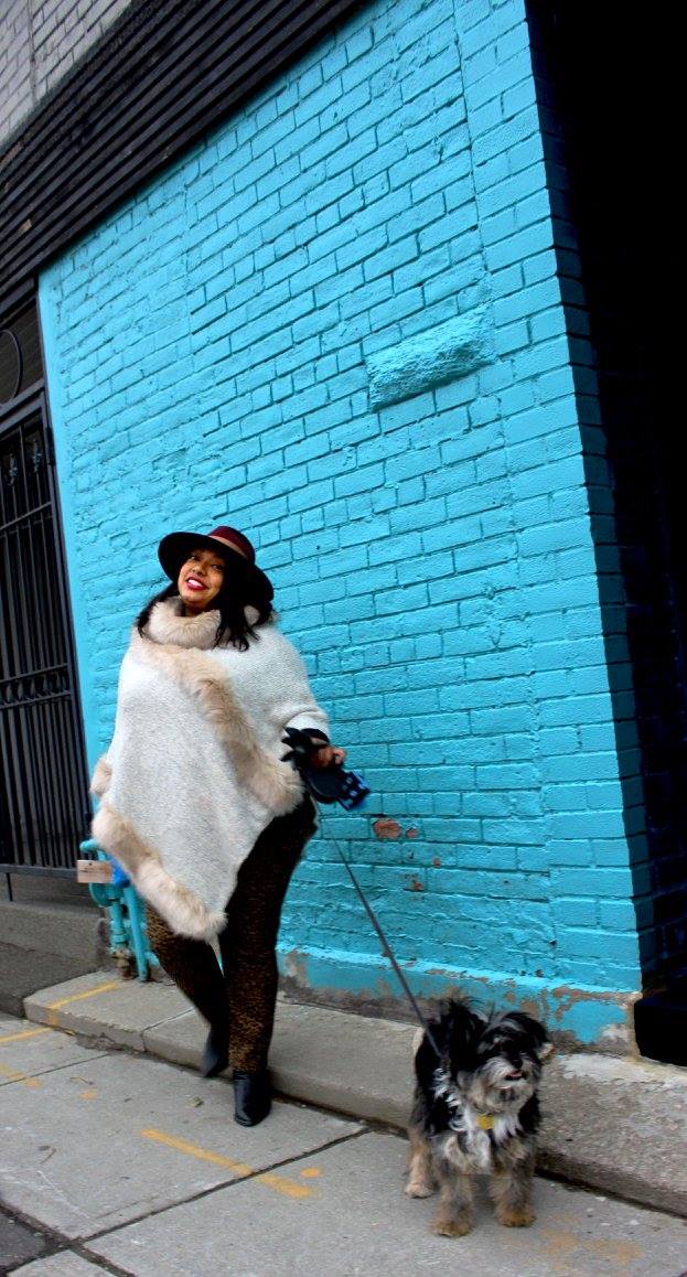 Winter Outerwear: Faux Fur&nbsp;Poncho